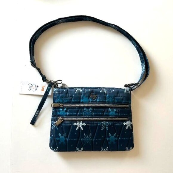 Lug Dazzle Crossbody Bag Snowflake Navy Blue - Picture 6 of 10
